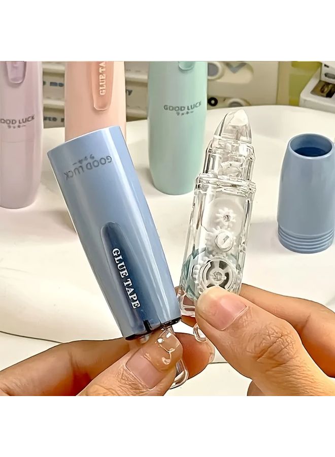 Purple 360 Degree Rotating Double Sided Tape Dispenser For DIY Scrapbooking - Image 5