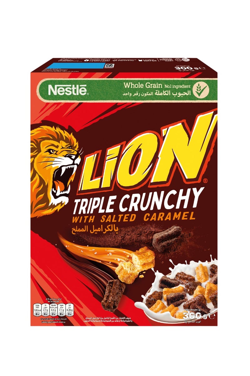 Lion Triple Crunchy With Salted Caramel Cereal - Image 1