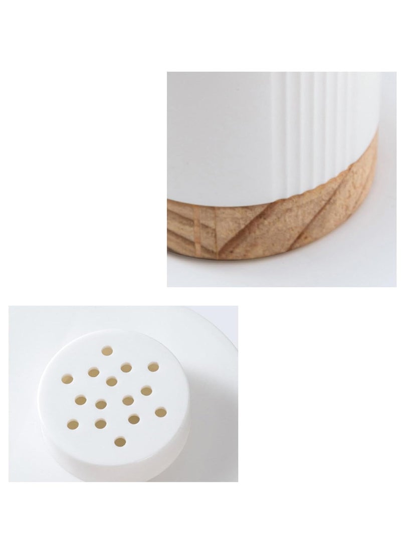 Kitchen Cutlery Organizer With Simple Water Drainage System - White - Image 5