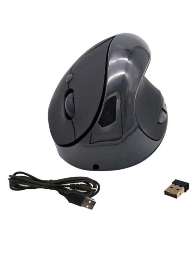 NIBEMINENT Ergonomic Wireless Vertical Mouse Black  - Image 1