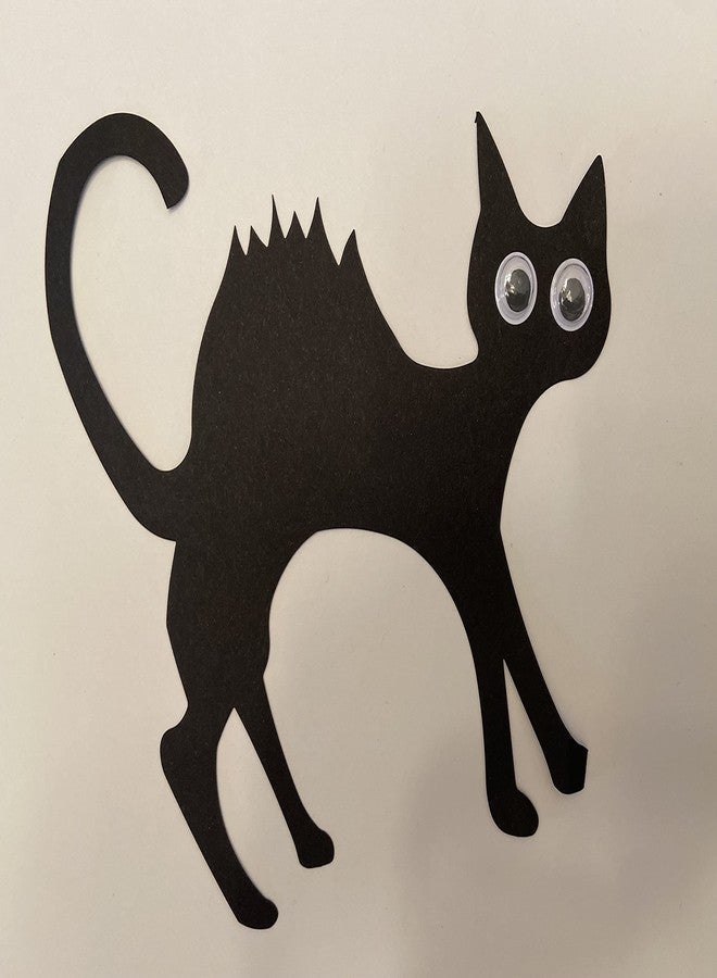 SHAPES ETC. 3" Halloweenie Cut-Out Set, Witch, Witch Hat, Cat, Jack O Lantern Cut-Out, 31 Cut-Outs per Design in a Pack for Halloween Door Decorations, Fall Decor Made in USA - Image 2