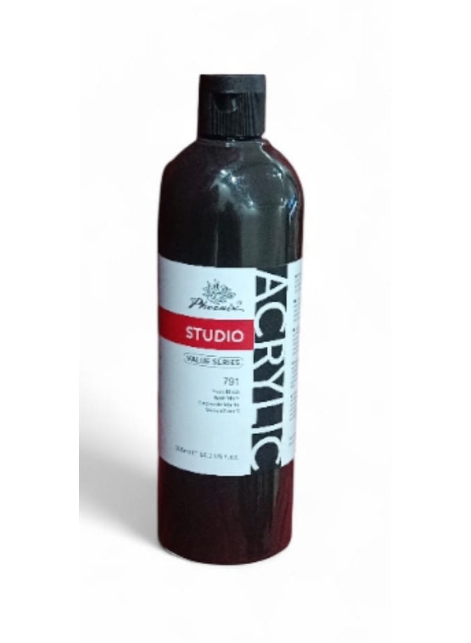 Phoenix Acrylic Paints  Black - Image 2