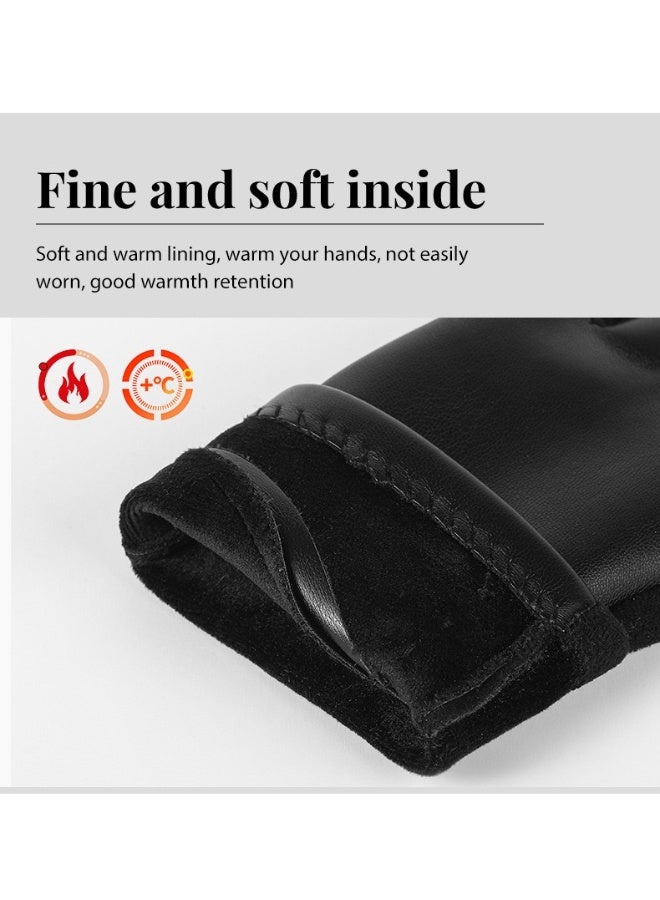 Winter Thermal Gloves – Windproof & Cold-Resistant Outdoor Cycling and Driving Finger Gloves - Image 2