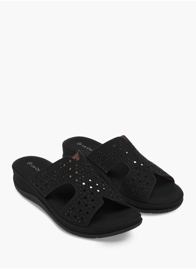 لو كونفورت Women Embellished Slip-On Sandals