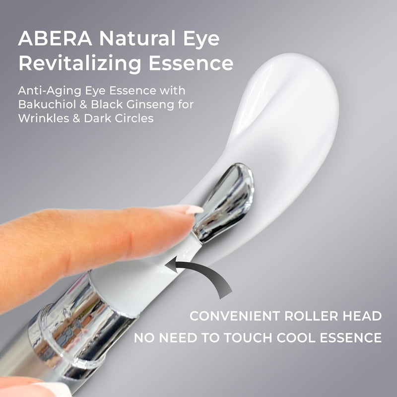Abera Eye Revitalizing Essence AntiAging Treatment with Bakuchiol and Black Ginseng Dark Circles and Fine Lines 051 fl oz - Image 4