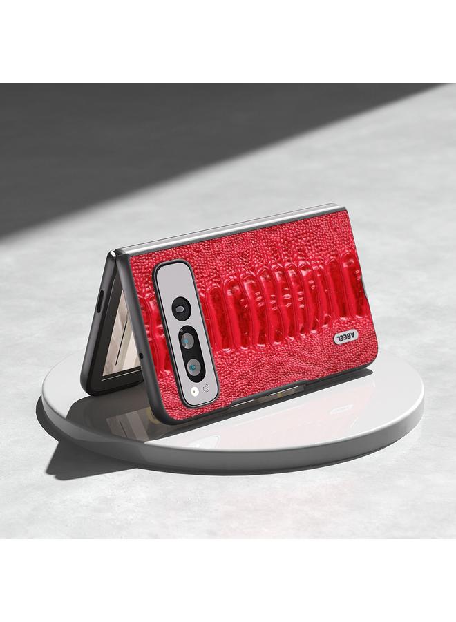 S-TOP Case For Google Pixel Fold ABEEL Genuine Leather Weilai Series Phone Case - Image 5