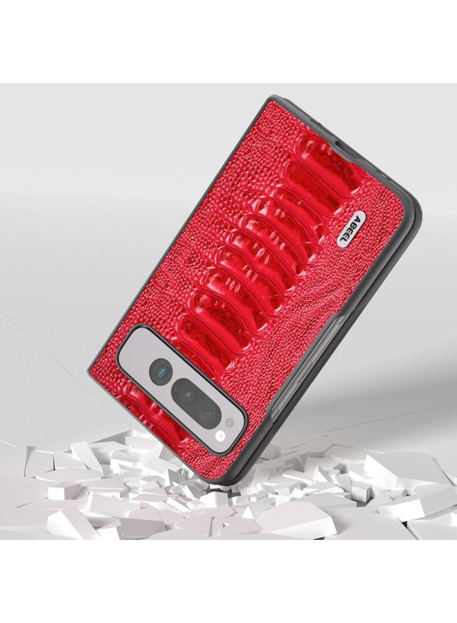 S-TOP Case For Google Pixel Fold ABEEL Genuine Leather Weilai Series Phone Case - Image 4