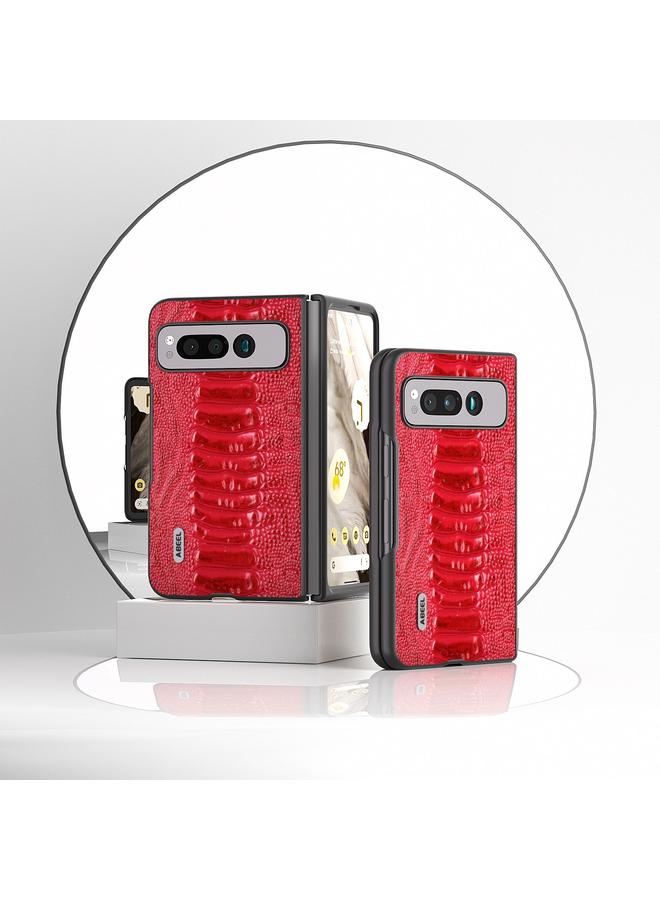 S-TOP Case For Google Pixel Fold ABEEL Genuine Leather Weilai Series Phone Case - Image 2