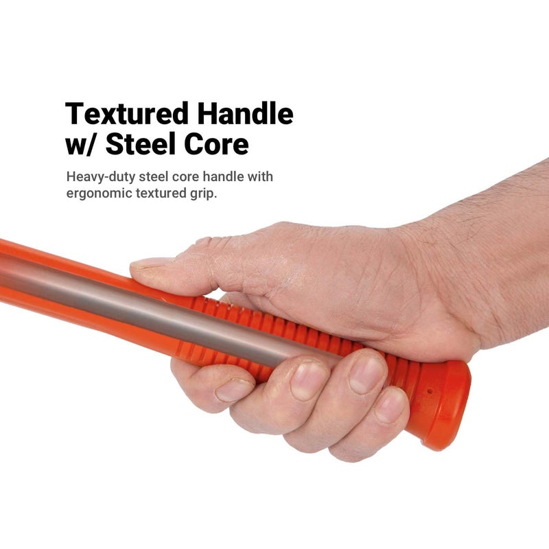 Capri Tools CP10100 C100 Dead Blow Hammer, 20", Orange, 6 lbs. - Image 5