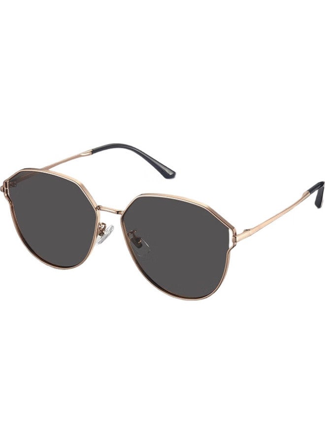 LOHO Polarized Sunglasses, Driving Glasses, Women'S Sunglasses, Uv Protection, Fashionable, Internet-Popular, Face-Slimming, Hollow Design, Driving Sunglasses - Image 2