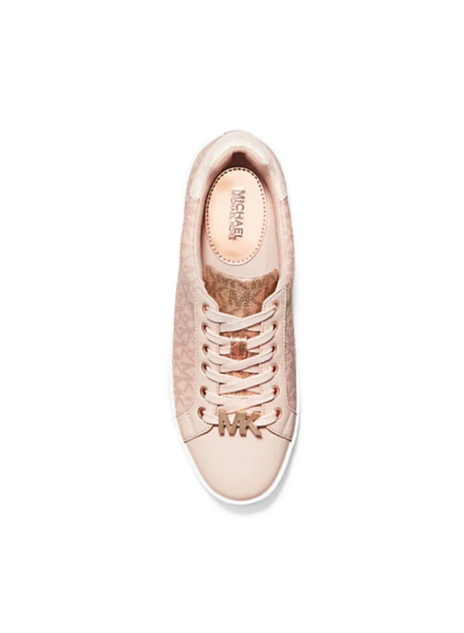 Michael Kors Women’s Monogram Logo Trainer – Pink, Size 7 - Image 3