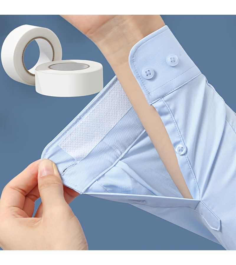 Self Adhesive Disposable Collar Protector Sweat Pads 5M Two Rolls - Image 3