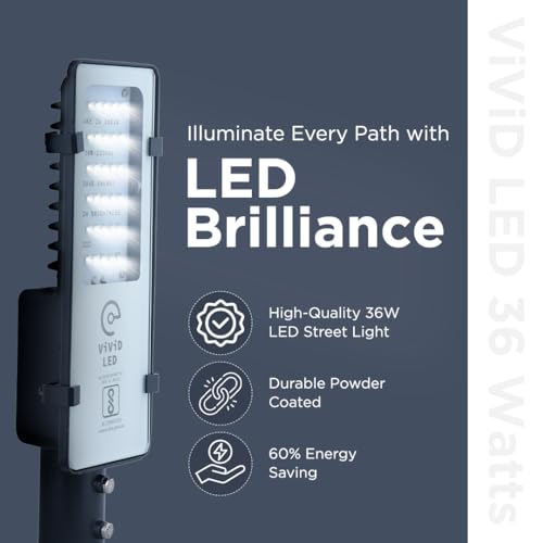 ViViD LED Street Light with Two Years Warranty (30wAC, Aluminum) - Image 3