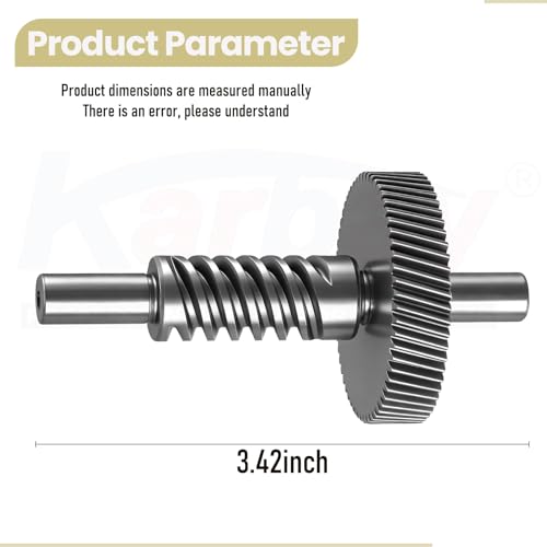 Karbay Gear for Whirlpool WP9709231, 9709231 9706770 Replacement Gear Parts with 9703445 Mixer Worm Gear Thrust Bearing - Image 2