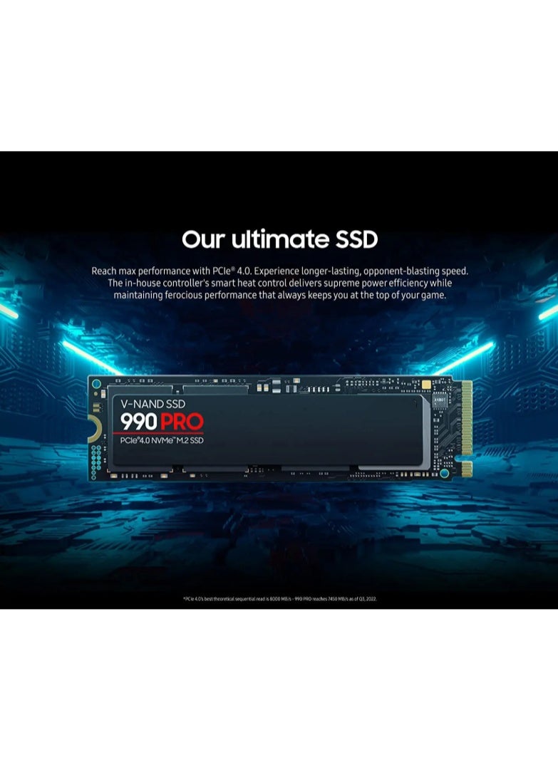990PRO SSD 4TB M.2 2208 لأجهزة الكمبيوتر المكتبية والمحمولة - Image 2