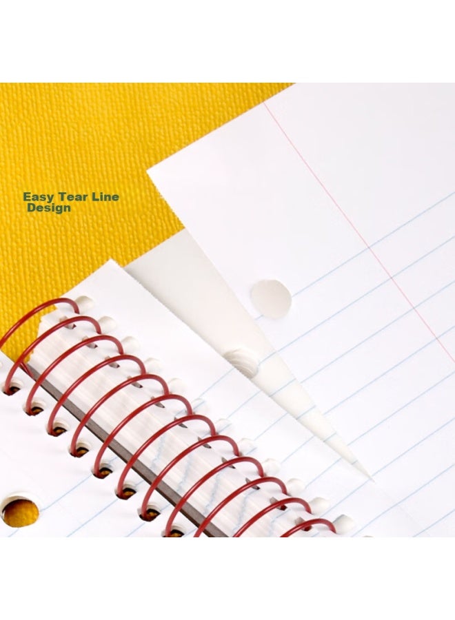 Kaisa Inspiration Series Spiral Notebook, American-style Three-hole Easy-tear Notebook, College Student Multi-subject Notebook, Thickened 100-page Journal - Image 3