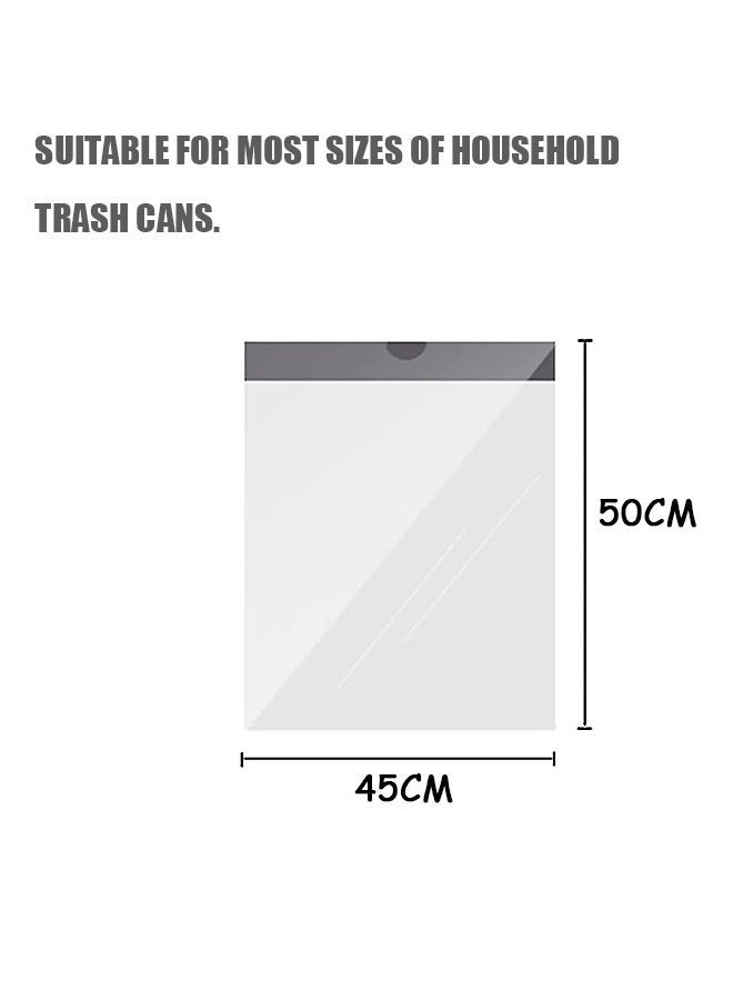 30 Pcs Drawstring Trash Bags, Durable Large Capacity Thickened Trash Bags, Multi Purpose Garbage Bag for Office Living Room Kitchen and Bathroom (Blue+Gray+White) - Image 2