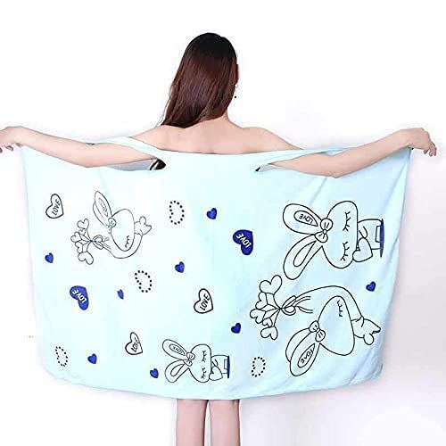 VENOZO Women's Wearable Bath Robe Towel - Beach Dress, Lady Spa Shower Body Wrap, Free Size, Multi Color - Image 2