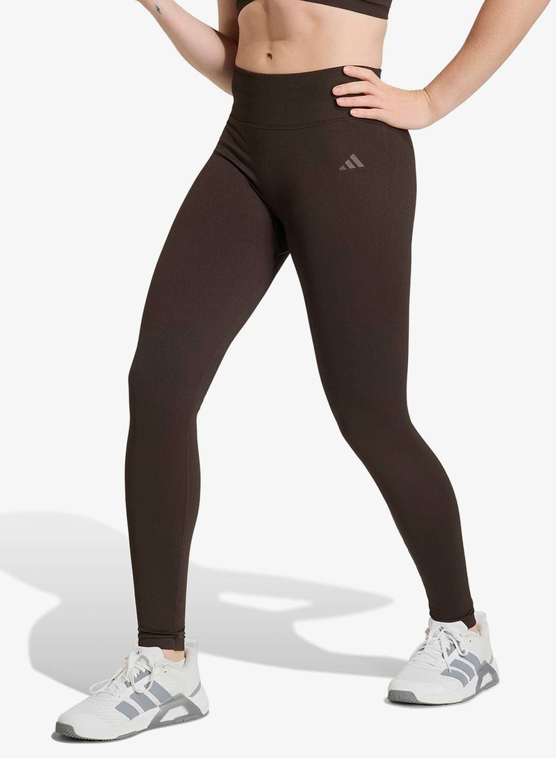 Adidas Workout Essentials Knit Scrunch 7/8 Leggings - Image 1