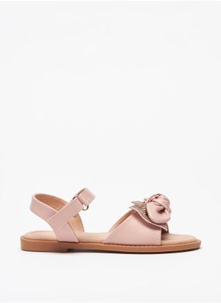 Girl's Bow Accented Sandals With Hook And Loop Closure Ramadan Collection - pzsku/Z2E092CDD7AE641B6B836Z/45/_/1709826918/655d9b67-e9ce-4b40-bf10-1d24975e1e05