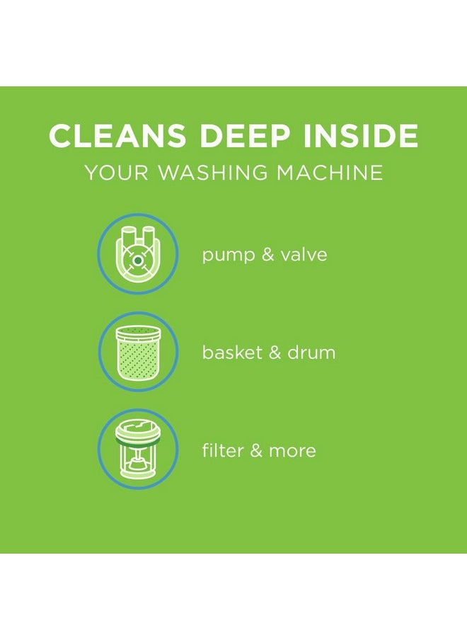 Washing Machine Cleaner, Cleans Front Load And Top Load Washers, Including He, 6 Tablets