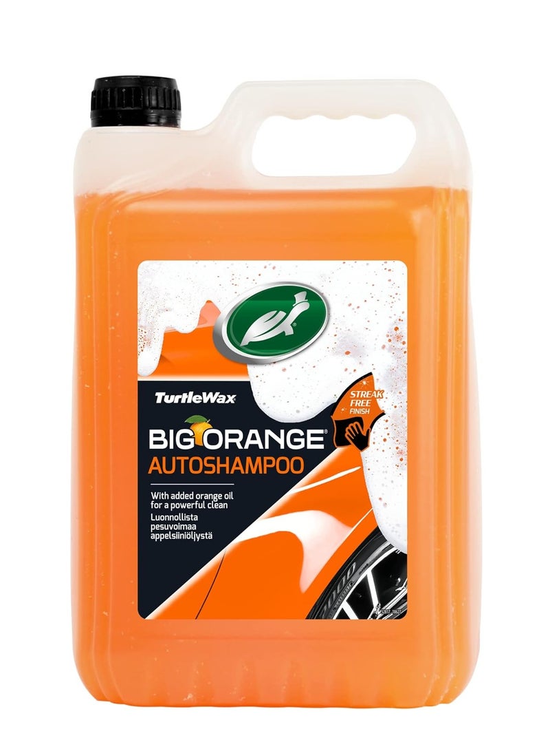 TurtleWax Car Wash Shampoo And Wax Big Orange 5 liters - Image 4