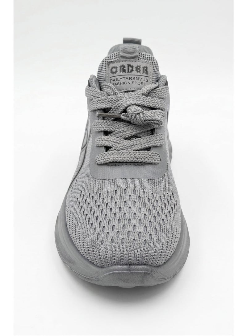ORDER Midnight 1 Men's Lightweight Performance Running Shoes -(0D-PU-2004) Grey - Image 2