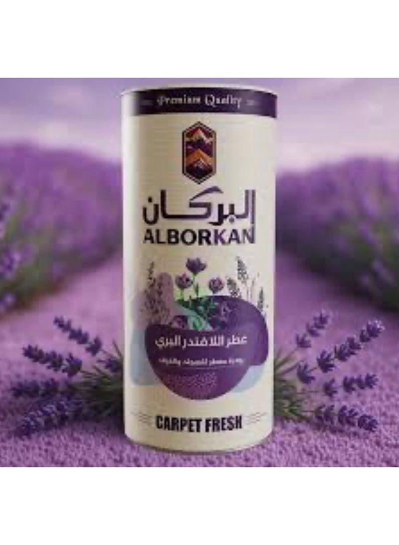 AL Borkan Lavender Carpet and Rug Freshener Powder, Refreshing Odor Remover, Freshens The Air and Eliminates Unpleasant Smells, Deodorize Carpet Powder With Lavender Fragrance. 350g - Image 2