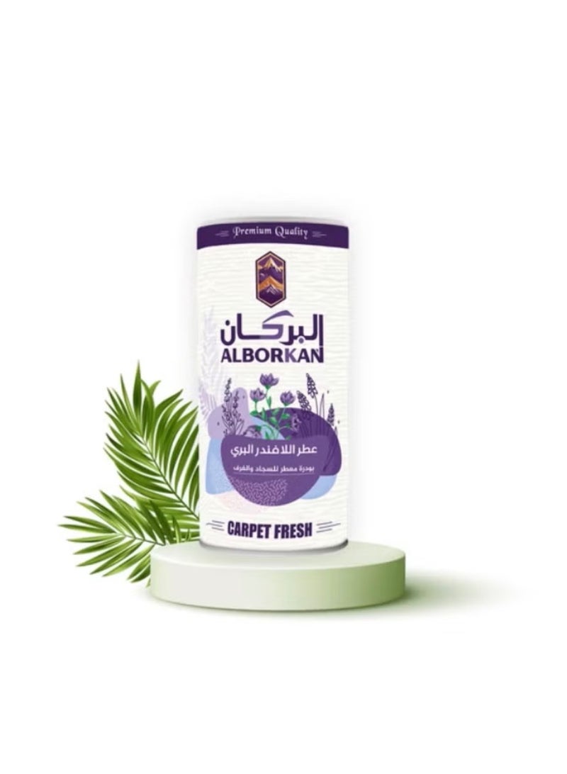 AL Borkan Lavender Carpet and Rug Freshener Powder, Refreshing Odor Remover, Freshens The Air and Eliminates Unpleasant Smells, Deodorize Carpet Powder With Lavender Fragrance. 350g - Image 1