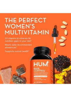 HUM Base Control - One Daily Women'S Multivitamin & Minerals Supplement With B Complex, Vitamin C, 22 Micro-Nutrients + Iron & Biotin - Supports Overall Health - Non-Gmo & Gluten-Free (30 Tablets)  - Image 3