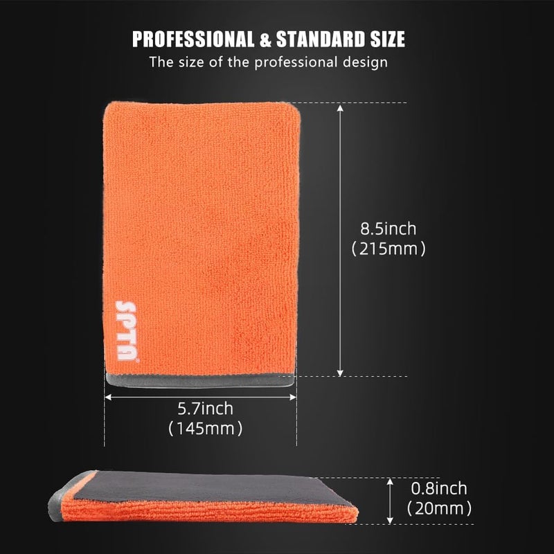 SPTA CHMLG02 Fine Grade Clay Bar Mitt - Auto Detailing Clay Eraser for Car Paint, Glass, Wheels & More - Image 3