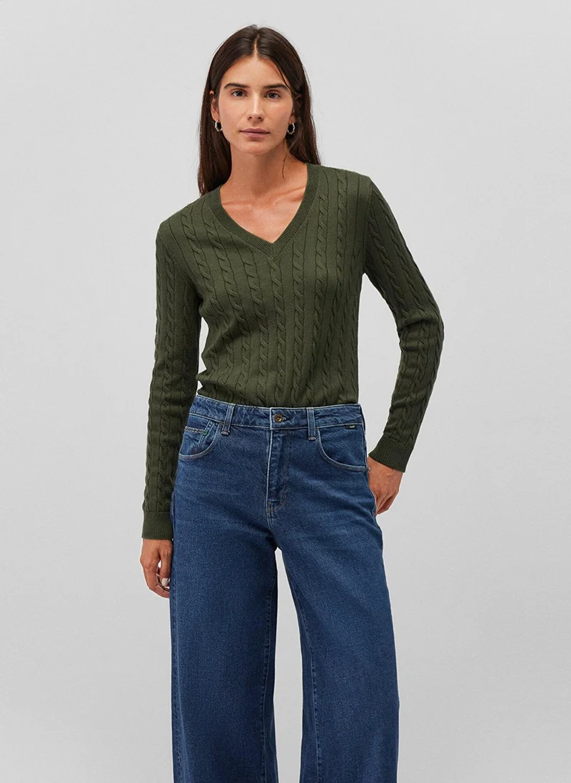 مافي V Neck Regular Fit Sweater