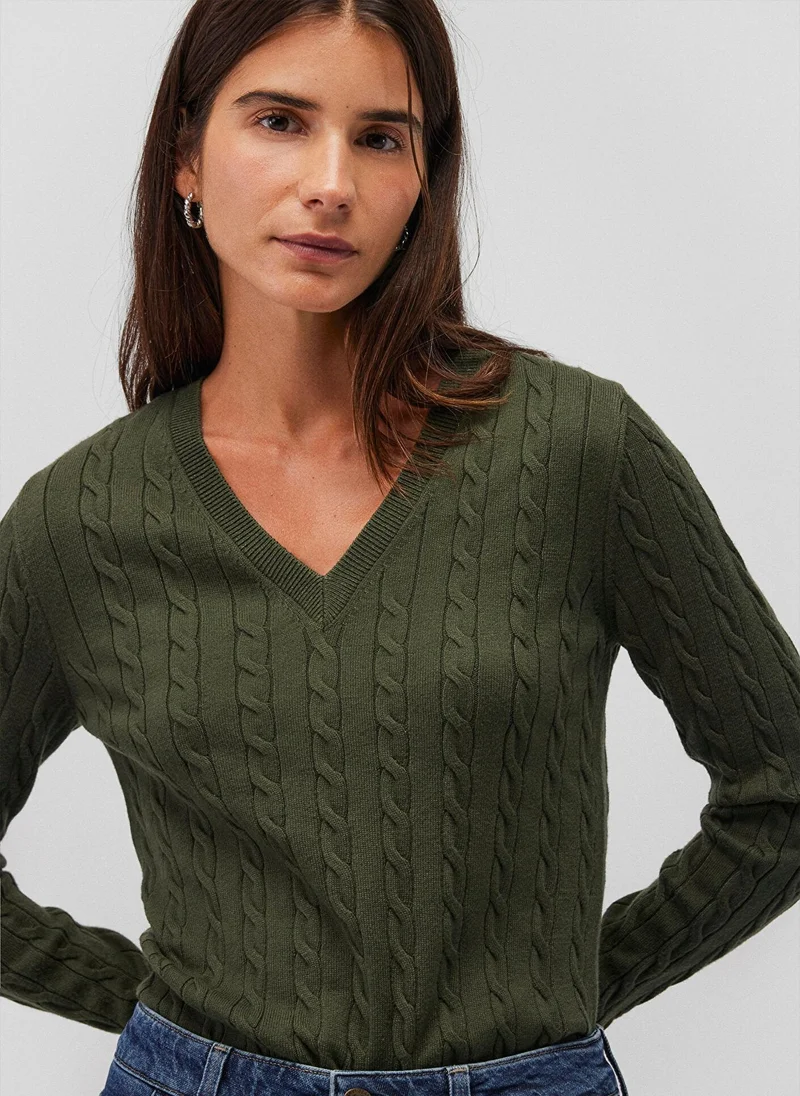 مافي V Neck Regular Fit Sweater