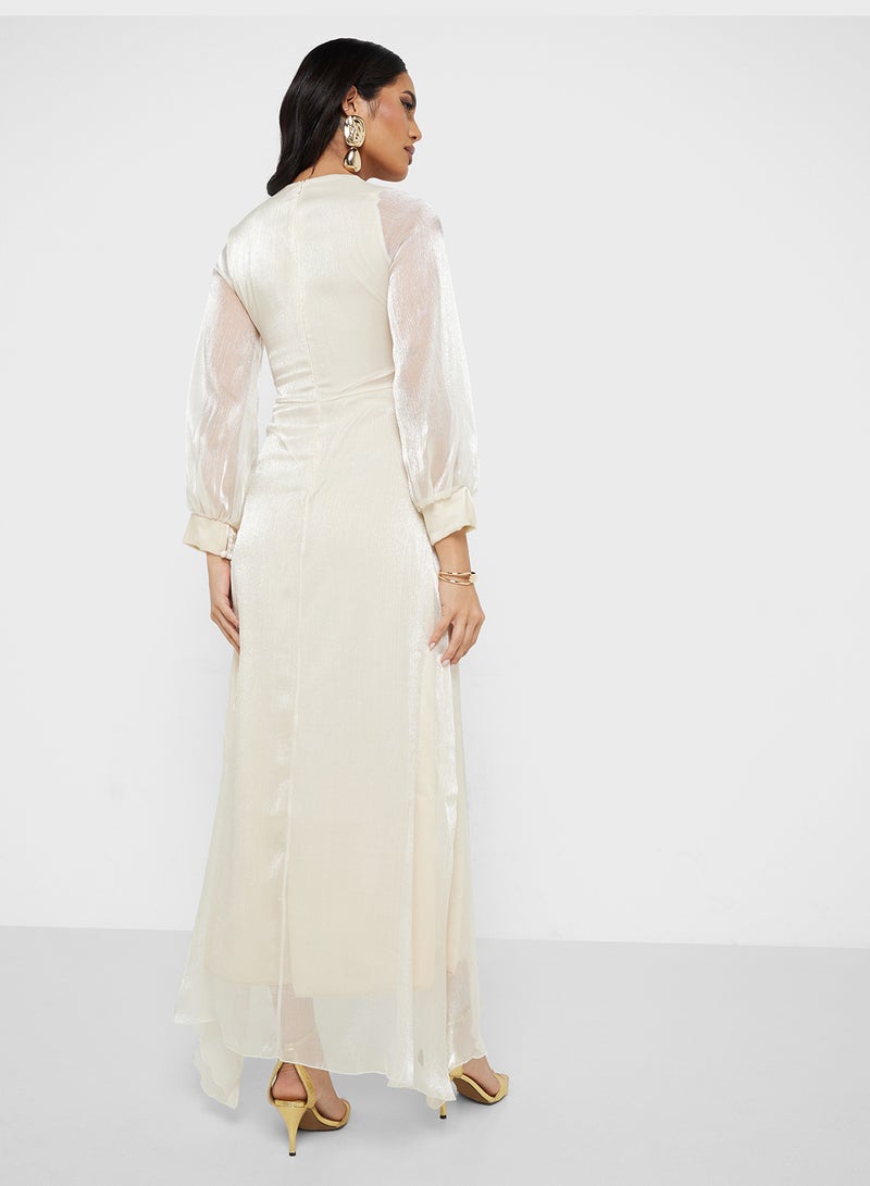 Khizana Sheer Sleeve Maxi Dress  - Image 2