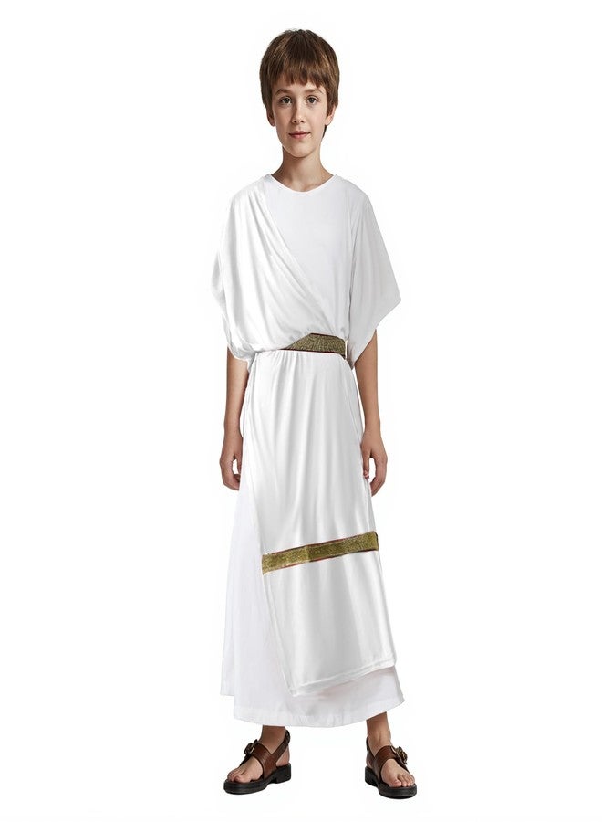 VZQI Greek Toga Costume for Kids Roman Halloween Nobility Boy Cosplay L - Image 1