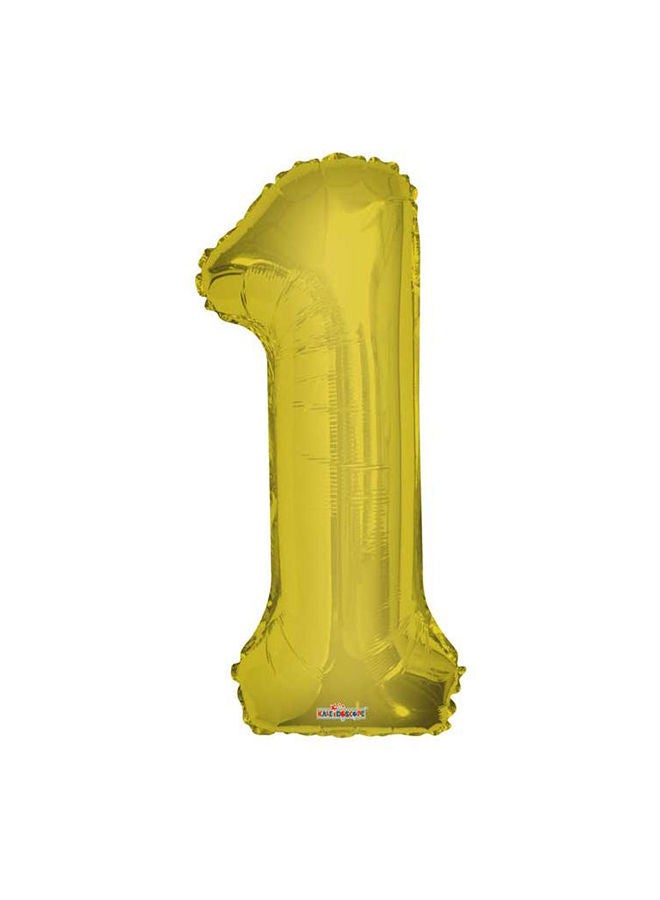 نيبمينينت بالون من القصدير قابل للتعليق على شكل رقم 1 34بوصة - Image 1