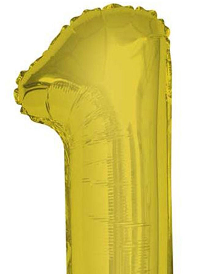 نيبمينينت بالون من القصدير قابل للتعليق على شكل رقم 1 34بوصة - Image 2