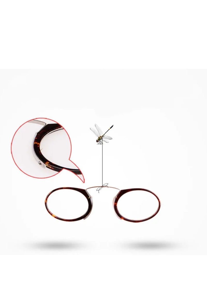 Generic - Ready-made Reading Glasses Lightweight Easy to Carry Armless anti blue light - Image 1