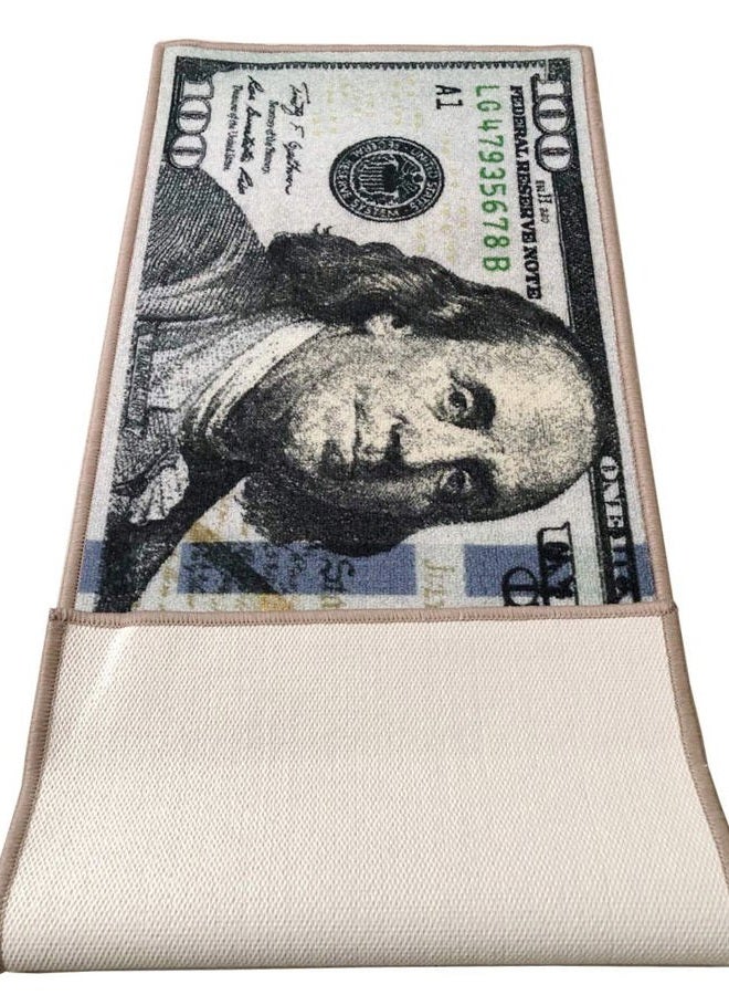 HUAHOO Money Rugs 100 Dollar Bill Runner Area Rug for Living Room Kitchen Rug Laundry Runner Rug Bedroom Bathroom Mat (22" x 53") - Image 5