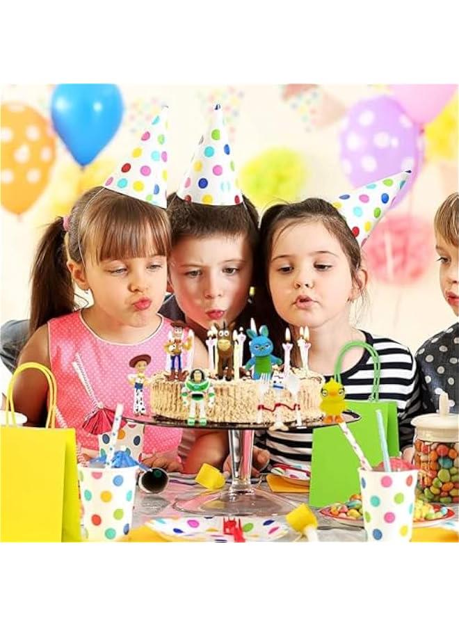 مجموعة العاب قصص شخصيات اكشن بطول 1.5-2.3 انش مع وودي وباز وجيسي، شخصيات قصص انيمي (7 قطع) - Image 4