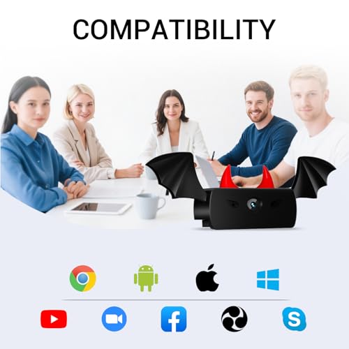 Diccik 1080P Webcam with Microphone, Full HD Web Camera for Desktop Computer and Laptop USB Computer Camera for PC Pro Streaming Webcam for Zoom/Skype/Teams, Plug and Play PC for Windows &Mac - Image 5