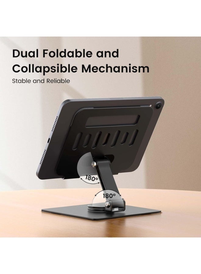 YelaJoy iPad stand adjustable tablet desktop stand, iPad accessories rotating display stand, travel home office 2026 iPad Pro essential desktop stand/PS/Switch iPhone - Image 4