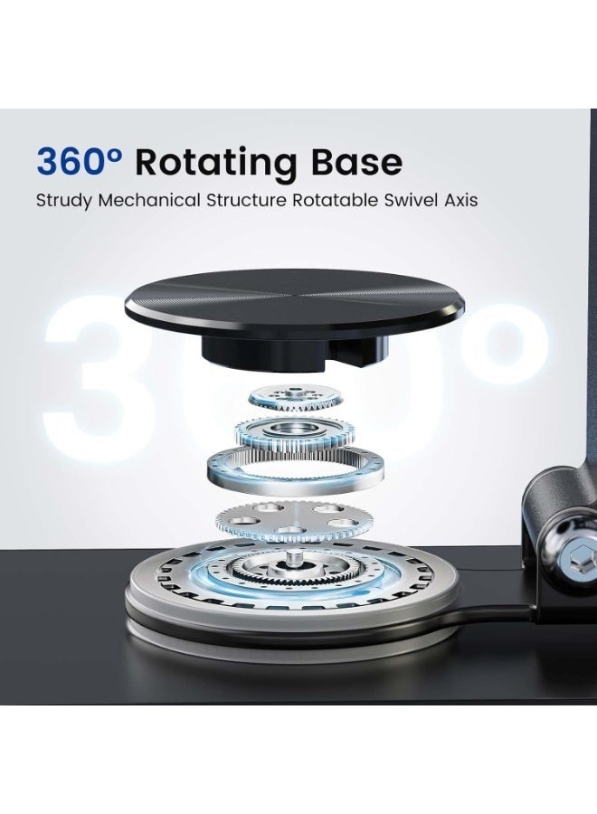 YelaJoy iPad stand adjustable tablet desktop stand, iPad accessories rotating display stand, travel home office 2026 iPad Pro essential desktop stand/PS/Switch iPhone - Image 5