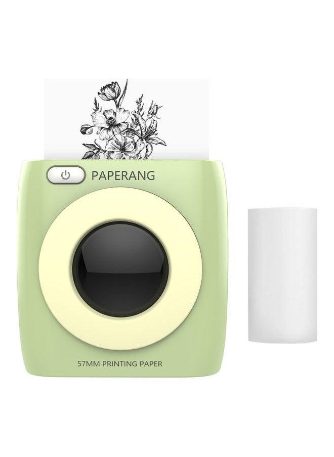 NIBEMINENT BT Wireless Portable Thermal Printer Green  - Image 1