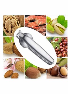 Excefore كسارة البندق الكستناء كليب، كماشة الجوز المقشر الجوز، كماشة فتاحة الجوز المعدنية، 304 أدوات المطبخ الفولاذ المقاوم للصدأ  - Image 3