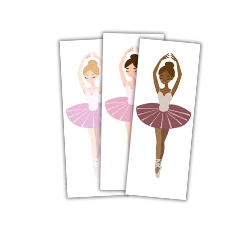 Lashicorn Ballerina Scrunchie Card Holder for Favors Girls | 24 pk 2.125x5.5â€ Birthday Party Valentineâ€™s VDay Tags Hair Makes Tutu Skirt Cardboard for Selling - Image 1