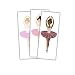 Lashicorn Ballerina Scrunchie Card Holder for Favors Girls | 24 pk 2.125x5.5â€ Birthday Party Valentineâ€™s VDay Tags Hair Makes Tutu Skirt Cardboard for Selling - Image 2