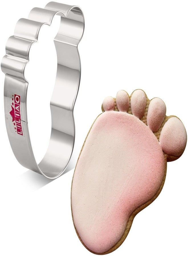 LILIAO Footprint Cookie Cutter - 2.6 x 3.8 inches - Stainless Steel - Image 2