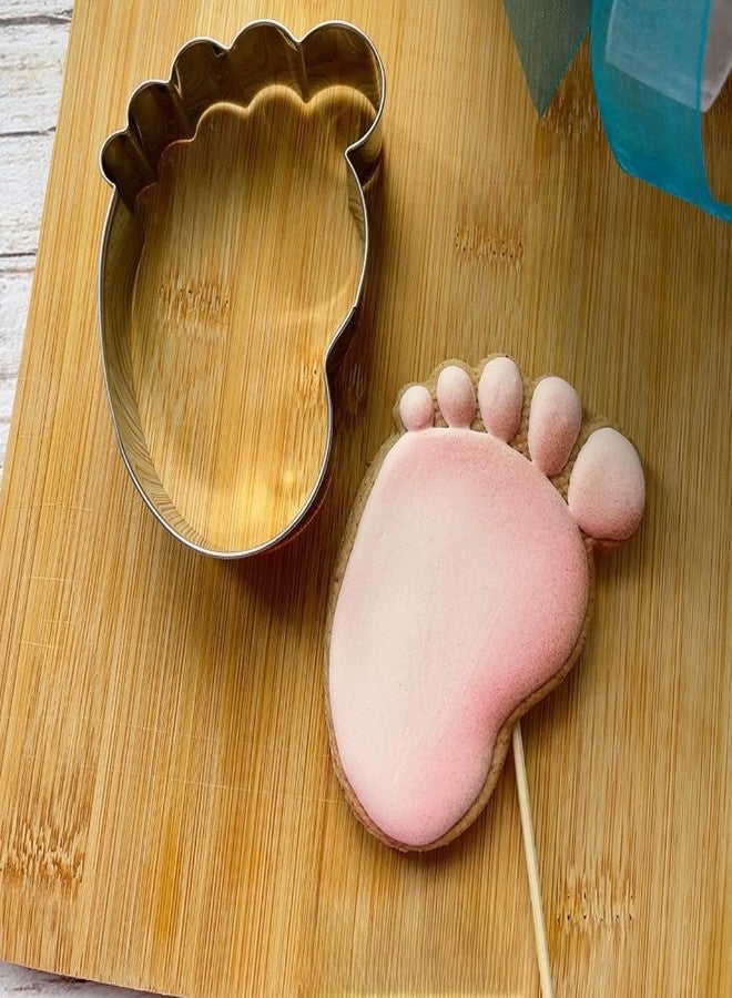 LILIAO Footprint Cookie Cutter - 2.6 x 3.8 inches - Stainless Steel - Image 1