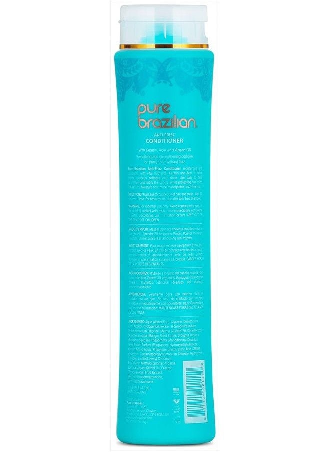 Pure Brazilian PURE BRAZILIAN Anti-Frizz Daily Conditioner, 13.5 Oz  - Image 2